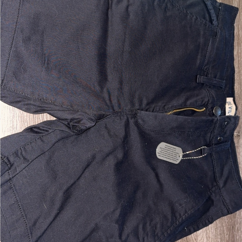 Black Cargo Shorts for Men